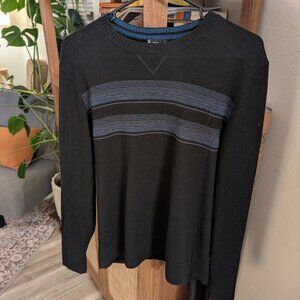 Men's Black SMARTWOOL Striped Sweater